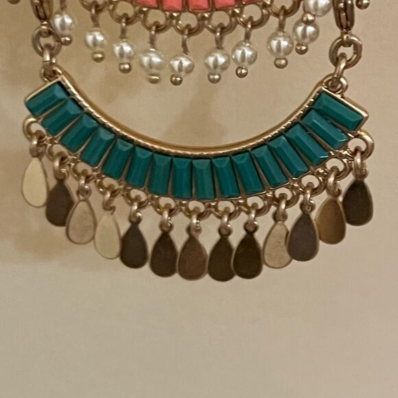 Premier Designs “ Fiesta” Multicolor Pendant Necklace #PDNK2 - Picture 4 of 7
